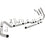 MagnaFlow 1999-2003 Ford F-250 Super Duty 7.3L | 1999-2003 Ford F-350 Super Duty 7.3L Custom Builder Series Turbo Back 4 in Performance Exhaust System 17878