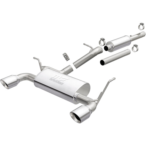MagnaFlow 2018 Jeep Wrangler JK 3.6L / 2012-2017 Jeep Wrangler 3.6L Street Series Cat-Back Performance Exhaust System 19326