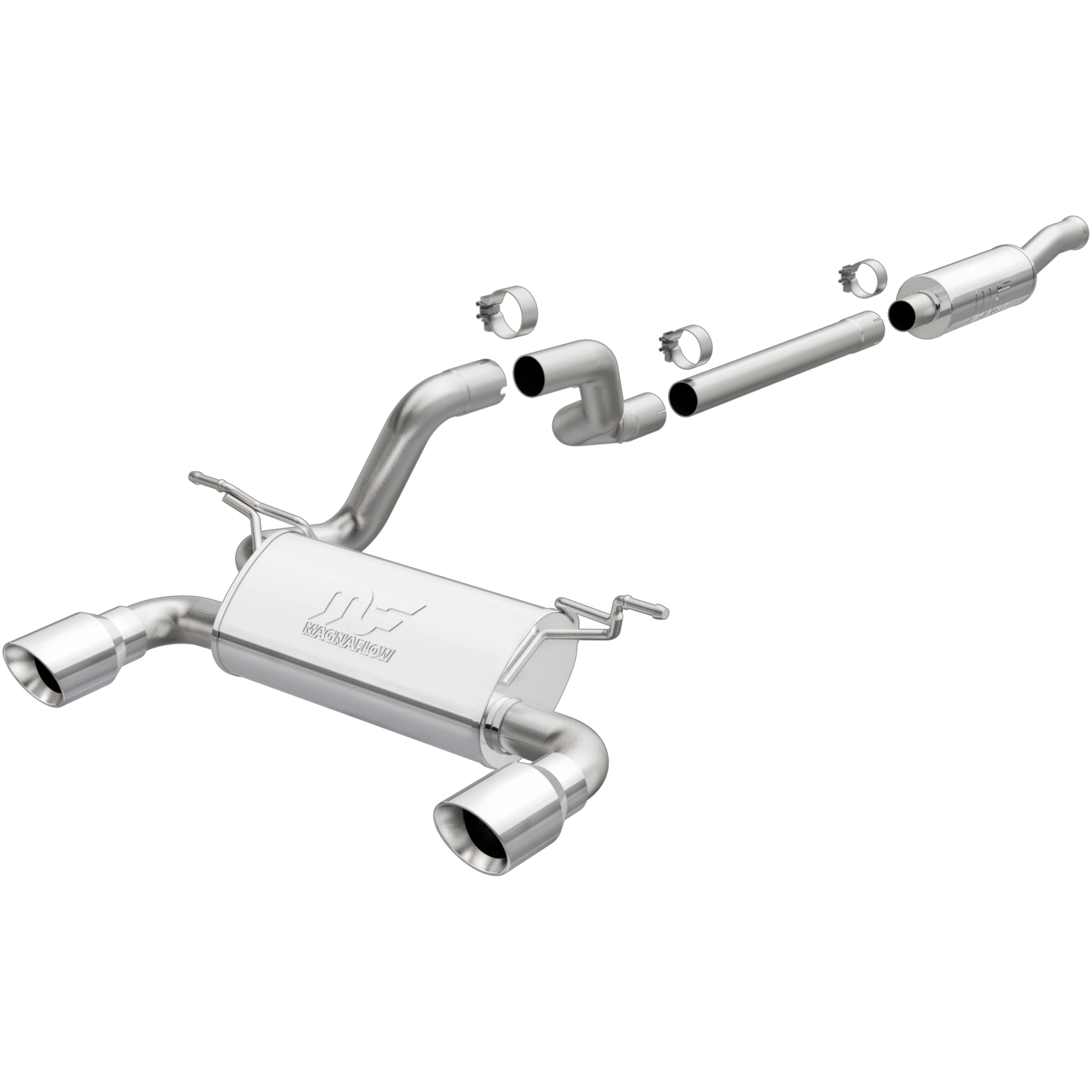 MagnaFlow 2018-2026 Jeep Wrangler 3.6L Street Series Cat-Back Performa