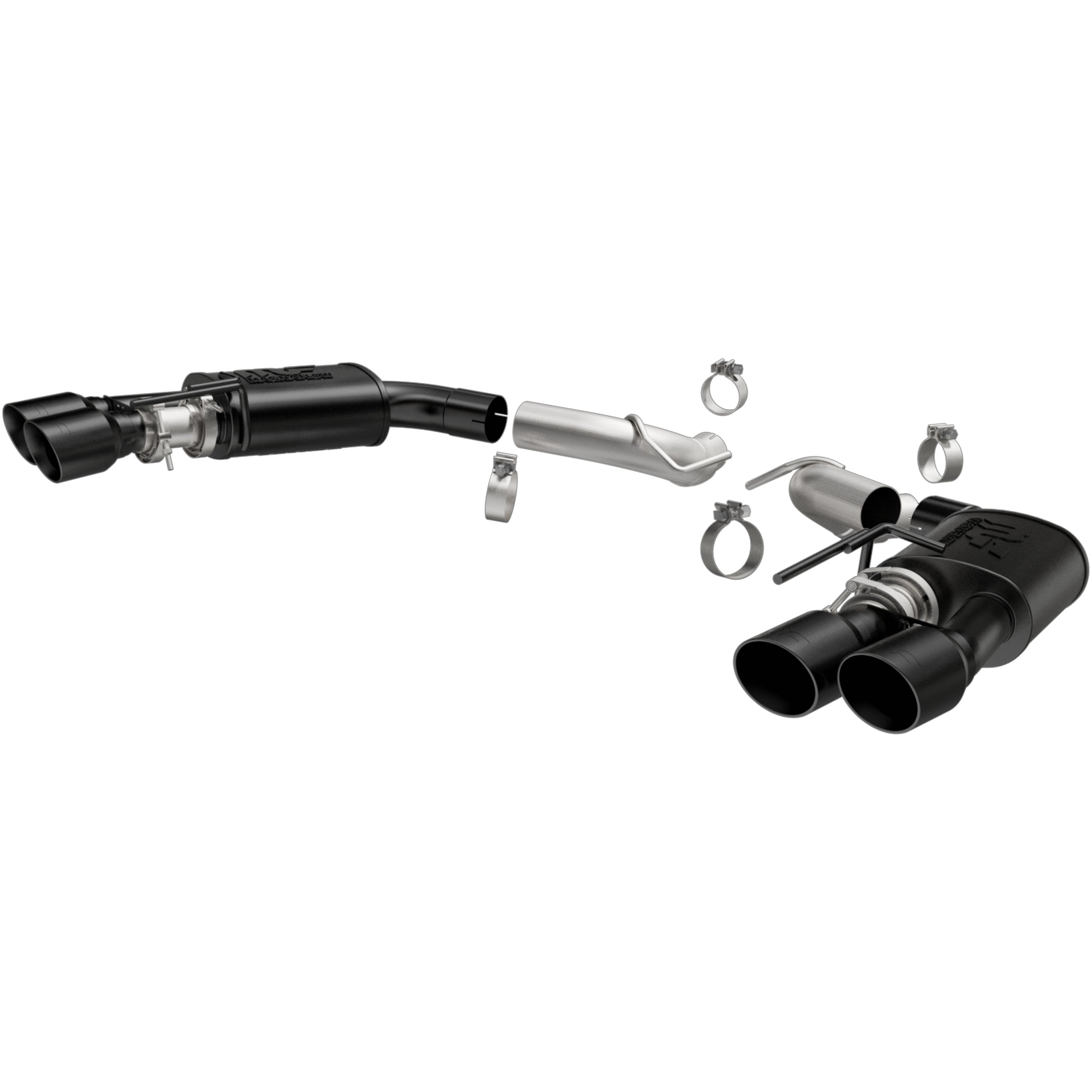 Ford Mustang Competition Series Axle-Back Black Exhaust System