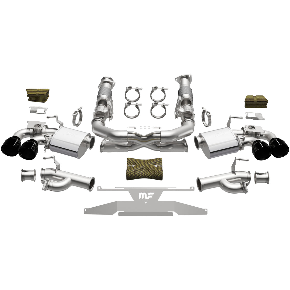 MagnaFlow 2020-2025 Chevrolet Corvette 6.2L xMOD Series Cat-Back Performance Exhaust System 19545