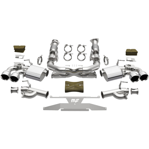 MagnaFlow 2020-2025 Chevrolet Corvette 6.2L xMOD Series Cat-Back Performance Exhaust System 19578