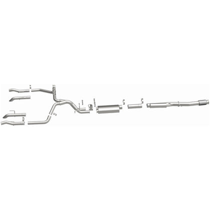 MagnaFlow® 2024-2026 Chevrolet Silverado 1500 ZR2 6.2L / 2024-2026 GMC Sierra 1500 AT4X 6.2L Overland Series™ Cat-Back Performance Exhaust System 19703