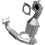 MagnaFlow 2015-2018 Ford Focus 1.0L OEM Grade Federal / EPA Compliant Direct-Fit Catalytic Converter 21-715