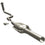 MagnaFlow 1984-1985 Mercedes-Benz 500SEC 5.0L | 1984-1985 Mercedes-Benz 500SEL 5.0L Standard Grade Federal / EPA Compliant Direct-Fit Catalytic Converter 23834