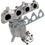 MagnaFlow 1996-2000 Honda Civic 1.6L / 1996-1997 Honda Civic del Sol S 1.6L California Grade CARB Compliant Direct-Fit Manifold Catalytic Converter 452029
