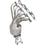 MagnaFlow 2001-2002 Kia Rio 1.5L California Grade CARB Compliant Direct-Fit Manifold Catalytic Converter 452040