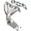 MagnaFlow 1997-2001 Toyota Camry 2.2L | 1999-2001 Toyota Solara 2.2L OEM Grade Federal / EPA Compliant Direct-Fit Manifold Catalytic Converter 49370