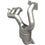 MagnaFlow 1999-2002 Mercury Villager 3.3L / 2001-2002 Nissan Quest 3.3L OEM Grade Federal / EPA Compliant Direct-Fit Manifold Catalytic Converter 49536