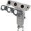 MagnaFlow 2004-2006 Suzuki Verona 2.5L HM Grade Federal / EPA Compliant Direct-Fit Manifold Catalytic Converter 50911