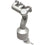 MagnaFlow 2008-2010 Toyota Highlander 3.3L | 2004-2006 Toyota Sienna 3.3L OEM Grade Federal / EPA Compliant Direct-Fit Manifold Catalytic Converter 51540
