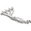 MagnaFlow 2004-2009 Cadillac XLR 4.6L | 2006-2009 Cadillac XLR 4.4L OEM Grade Federal / EPA Compliant Direct-Fit Manifold Catalytic Converter 51570