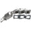 MagnaFlow 2009-2011 Hyundai Genesis 3.8L | 2013-2016 Hyundai Genesis Coupe 3.8L OEM Grade Federal / EPA Compliant Direct-Fit Manifold Catalytic Converter 52778