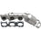 MagnaFlow 2009-2011 Hyundai Genesis 3.8L | 2013-2016 Hyundai Genesis Coupe 3.8L OEM Grade Federal / EPA Compliant Direct-Fit Manifold Catalytic Converter 52779