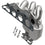MagnaFlow 2004-2012 Mitsubishi Galant 2.4L | 2007-2012 Mitsubishi Eclipse 2.4L California Grade CARB Compliant Direct-Fit Manifold Catalytic Converter 5531347