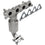 MagnaFlow 2006-2010 Kia Rio5 1.6L / 2006-2009 Hyundai Accent 1.6L California Grade CARB Compliant Direct-Fit Manifold Catalytic Converter 5531930