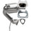 MagnaFlow 2014-2017 Jeep Cherokee 3.2L California Grade CARB Compliant Direct-Fit Manifold Catalytic Converter 5551161