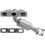 MagnaFlow 2004-2006 BMW X3 3.0L California Grade CARB Compliant Direct-Fit Manifold Catalytic Converter 5551759