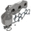 MagnaFlow 2008-2013 Toyota Highlander 3.5L / 2007-2011 Toyota Sienna 3.5L California Grade CARB Compliant Direct-Fit Manifold Catalytic Converter 5582858