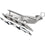 MagnaFlow 2006-2009 Ford Fusion 2.3L / 2006-2009 Mercury Milan 2.3L California Grade CARB Compliant Direct-Fit Manifold Catalytic Converter 5631233