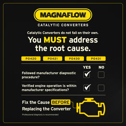 MagnaFlow 2019-2022 Jaguar F-Pace 5.0L California Grade CARB Compliant Direct-Fit Catalytic Converter 6551820