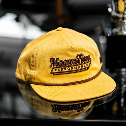 Rope Canvas Snapback Hat - Camel