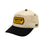 “Performance” Canvas Snapback Hat – Cream/Black