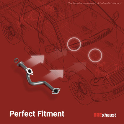 BRExhaust 2005-2010 Scion tC 2.4L Direct-Fit Front Pipe Kit