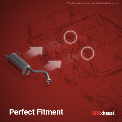 BRExhaust Direct-Fit Exhaust Muffler Kit 108-0043
