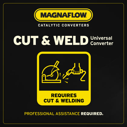 MagnaFlow California Grade CARB Compliant Universal Catalytic Converter 444105