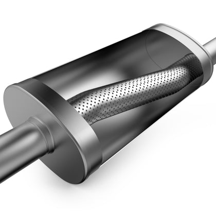 MagnaFlow 4 in. x 9 in. x 14 in. Oval Straight-Through Performance Exhaust Muffler 14326