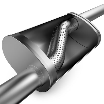 MagnaFlow 5 in. x 8 in. x 14 in. Oval Straight-Through Performance Exhaust Muffler 14239