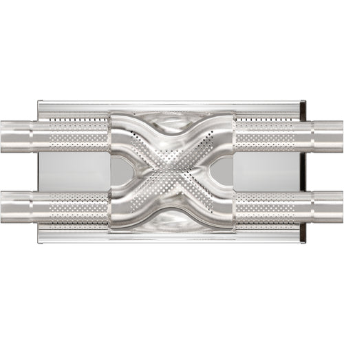 MagnaFlow 5 in. x 8 in. x 18 in. Oval Straight-Through Performance Exhaust Muffler 12468