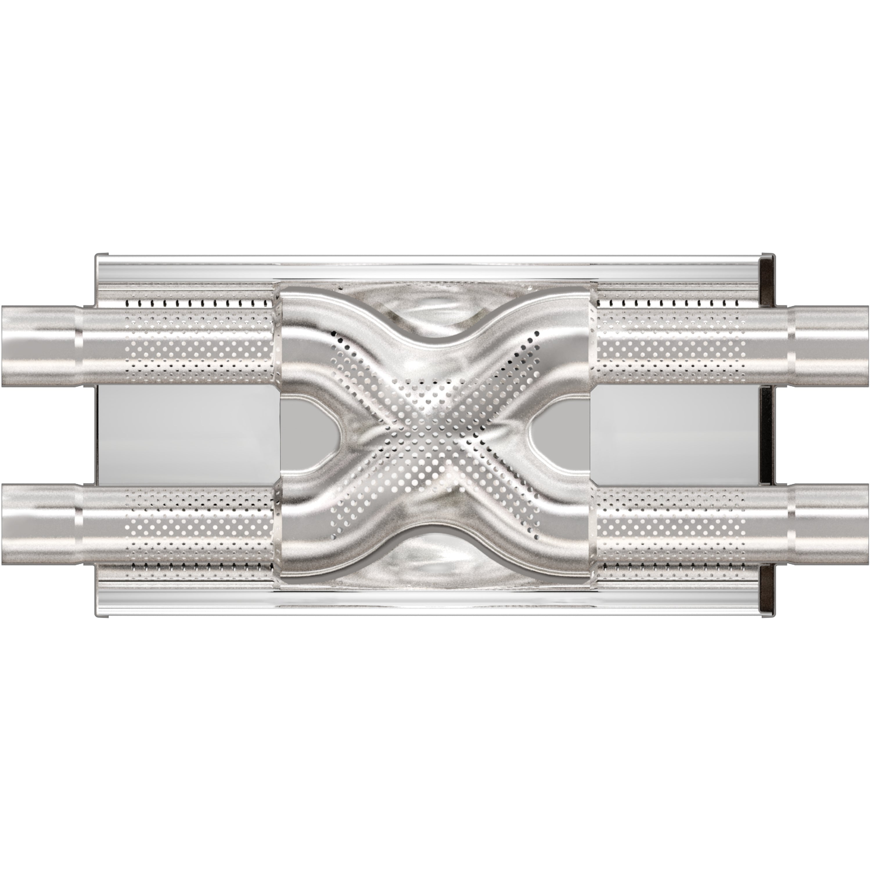MagnaFlow 5 in. x 8 in. x 18 in. Oval Straight-Through Performance Exh