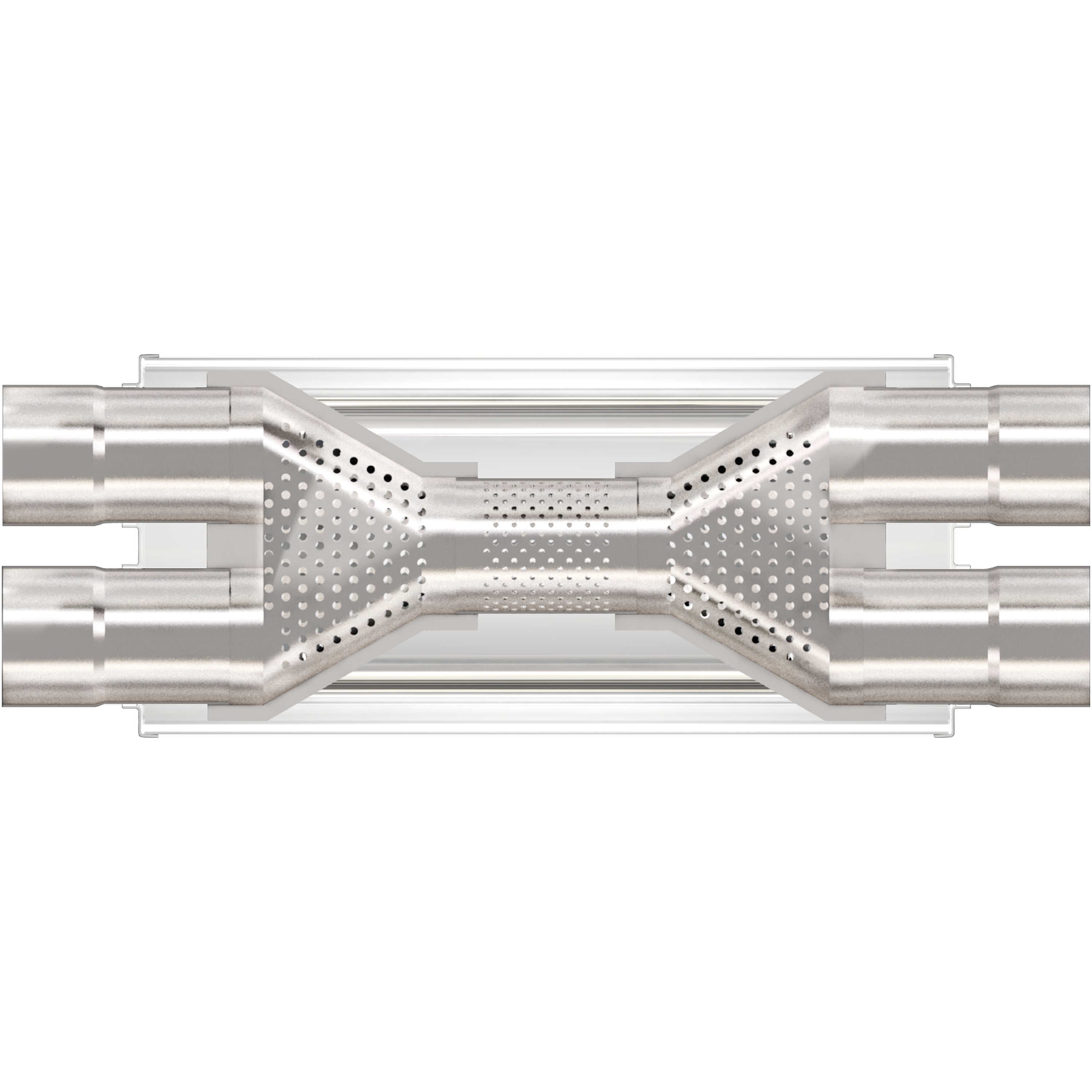 MagnaFlow 5 X 8in. Oval Straight-Through Performance Exhaust Muffler 1