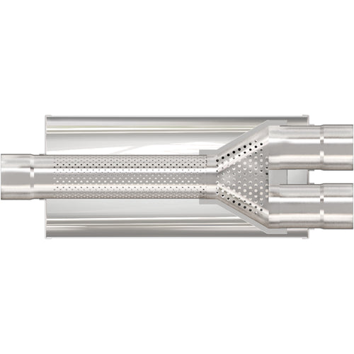 MagnaFlow 7in. Round Straight-Through Performance Exhaust Muffler 12763