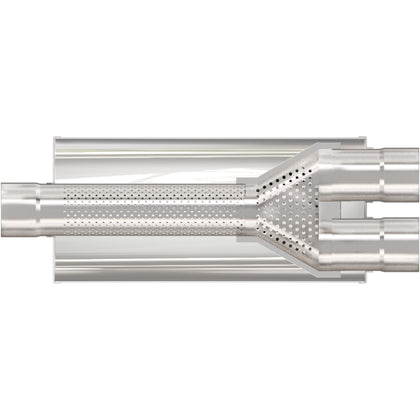MagnaFlow 7 in. x 24 in. Round Straight-Through Performance Exhaust Muffler 12763