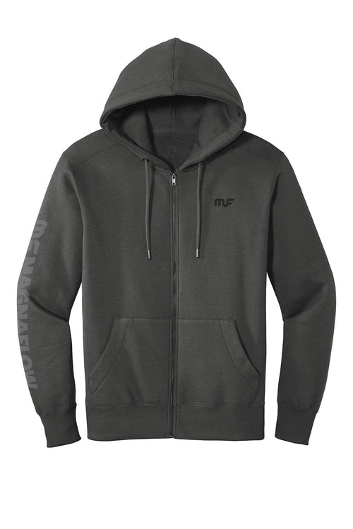 MagnaFlow Gravel Gray Men's Zip-Up Hoodie